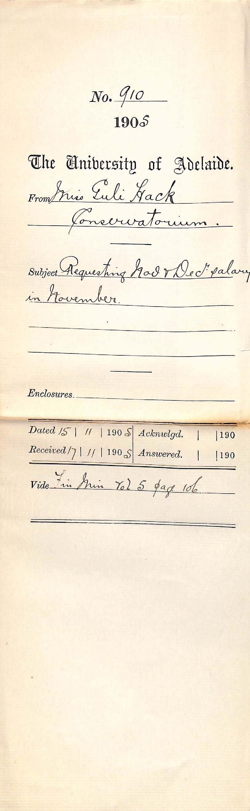 Requesting November and December salary in November