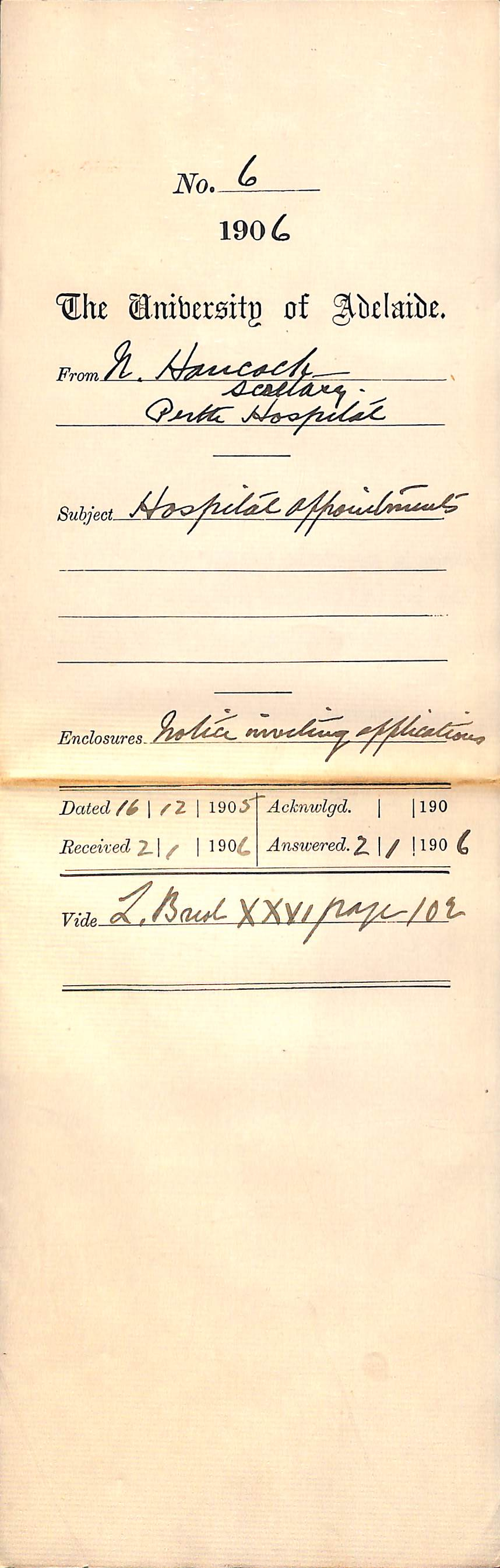 Informing about Hospital Appointments