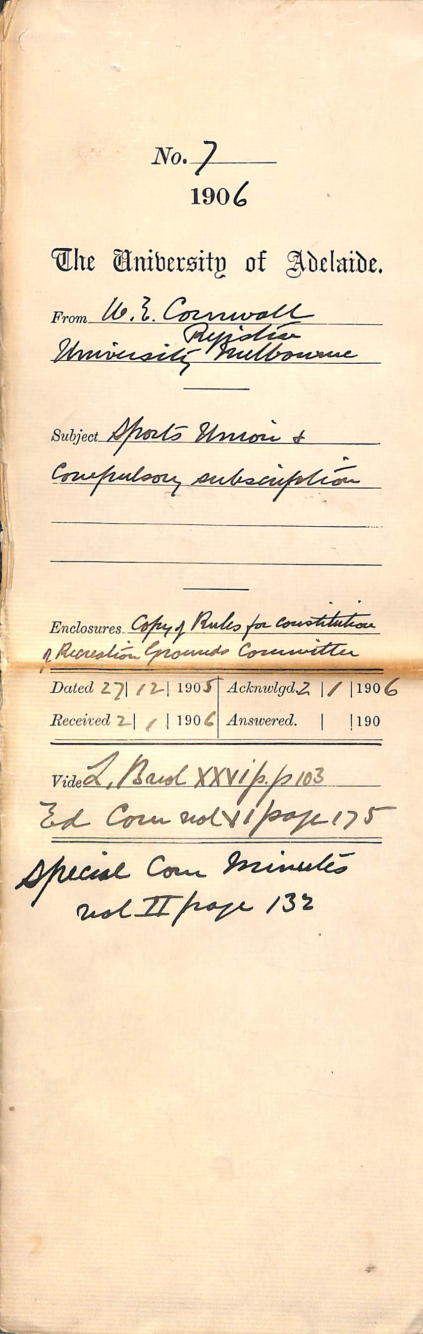 Regarding Sports Union and compulsory fee