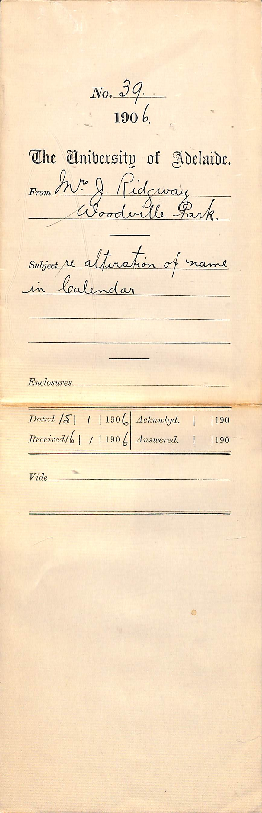 Correcting errors in Calendar