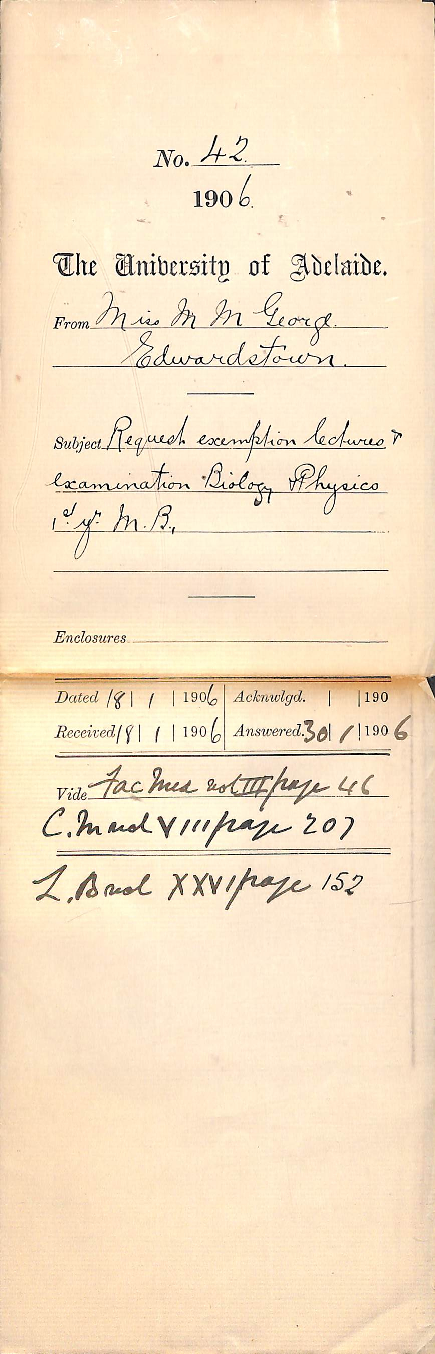 Applying for subject exemptions