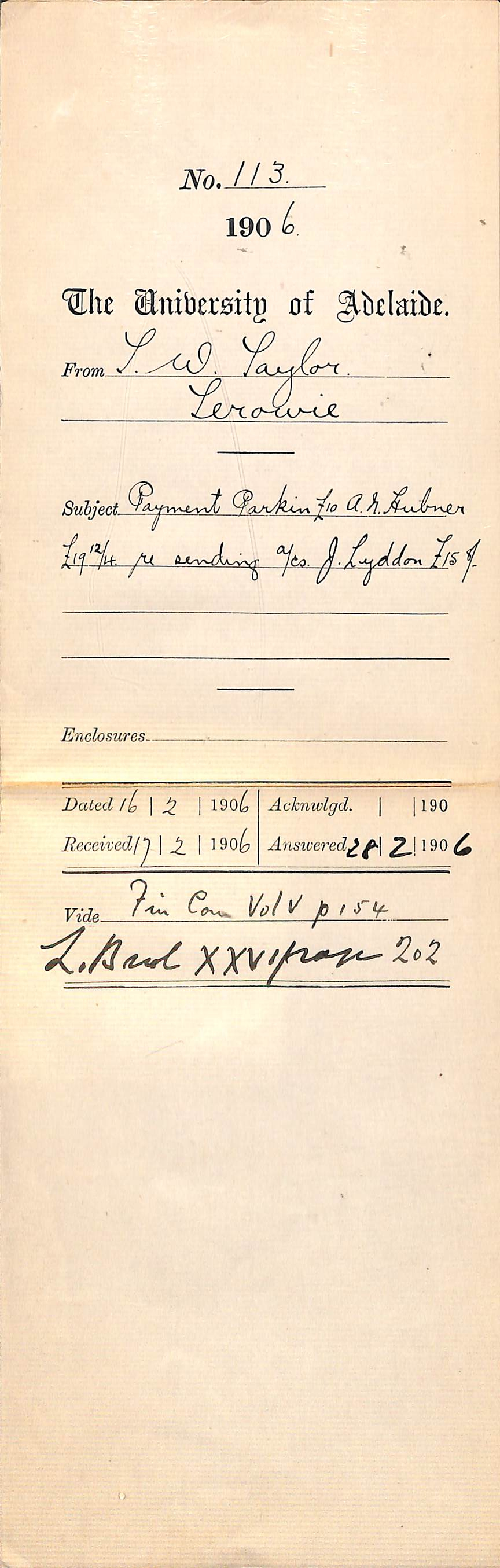 Forwarding payment from leases