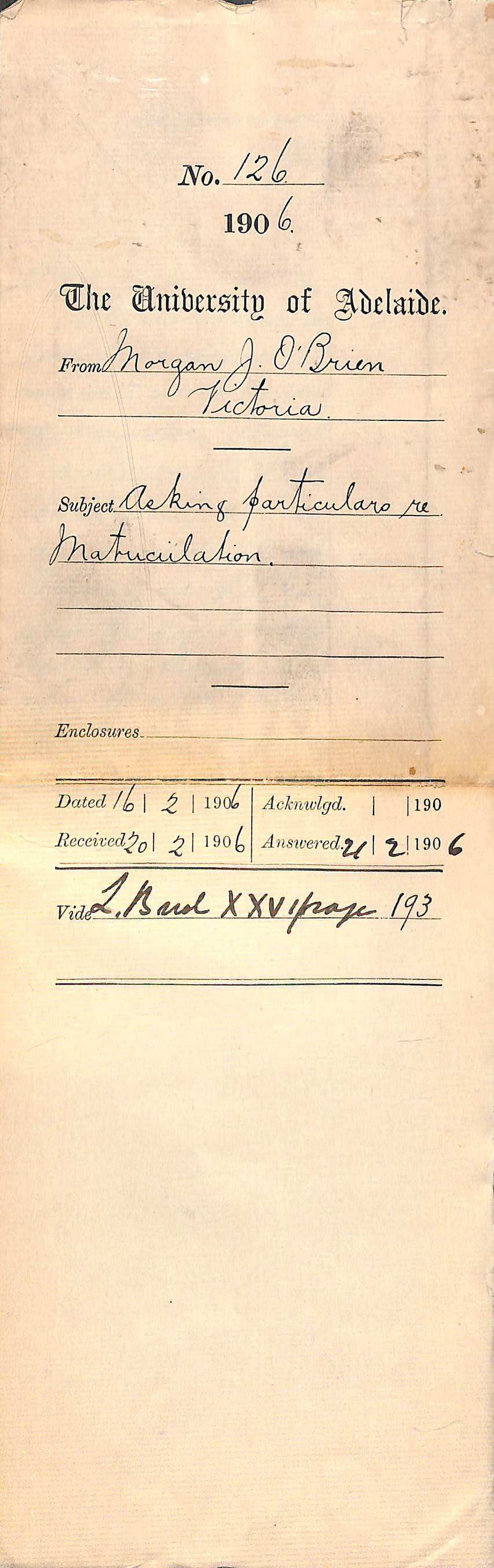 Enquiring about entering Law and Science courses