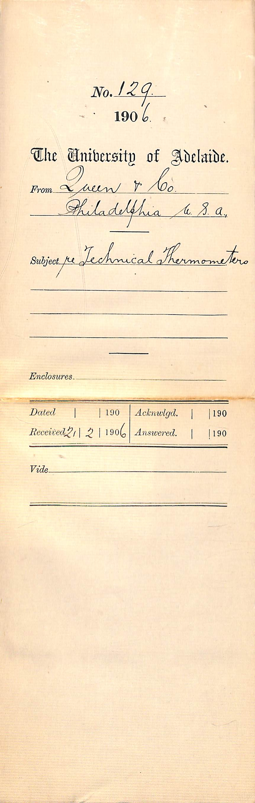 Informing about range of technical thermometers now available