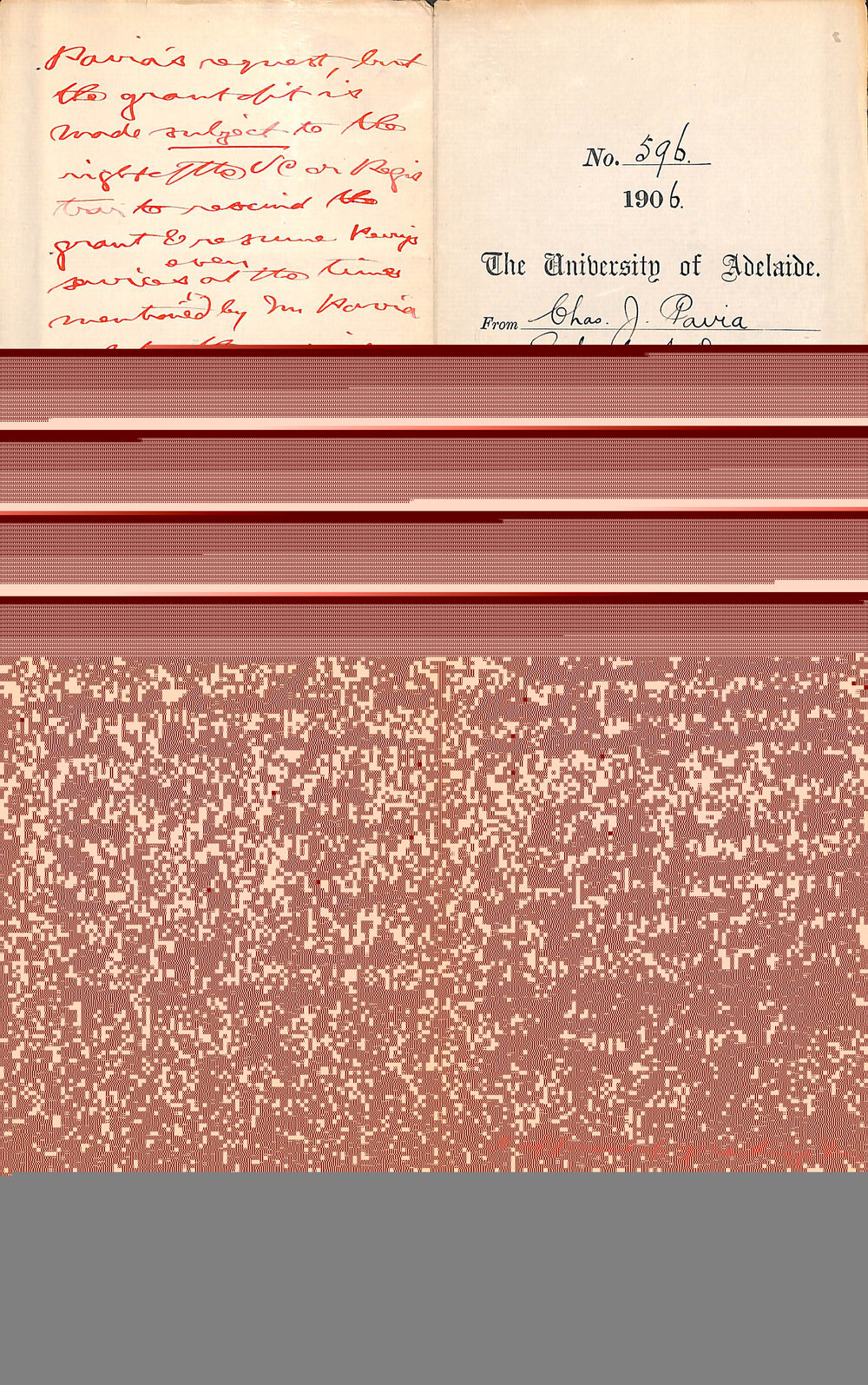 Asking that Mr Perry Supervise at Examinations