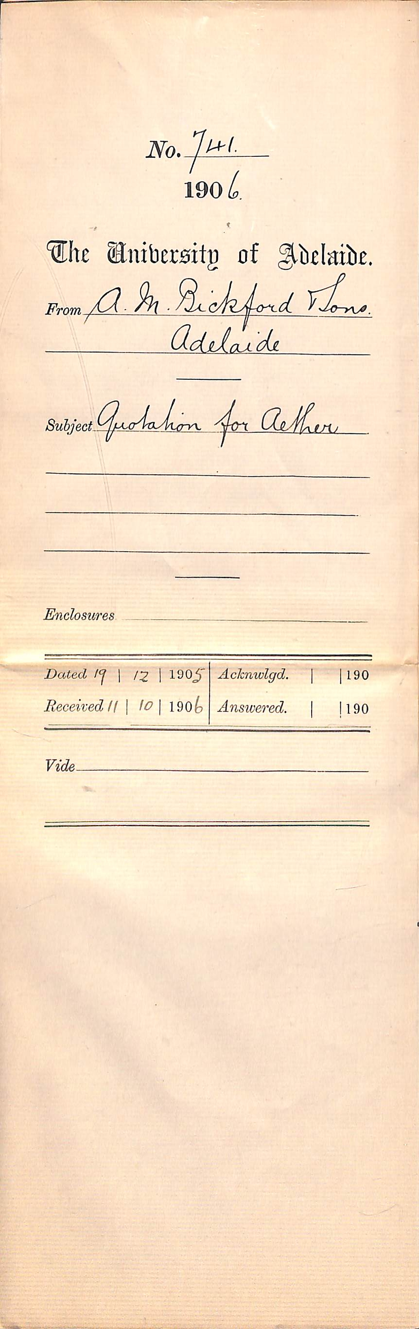 Updating price of Aether