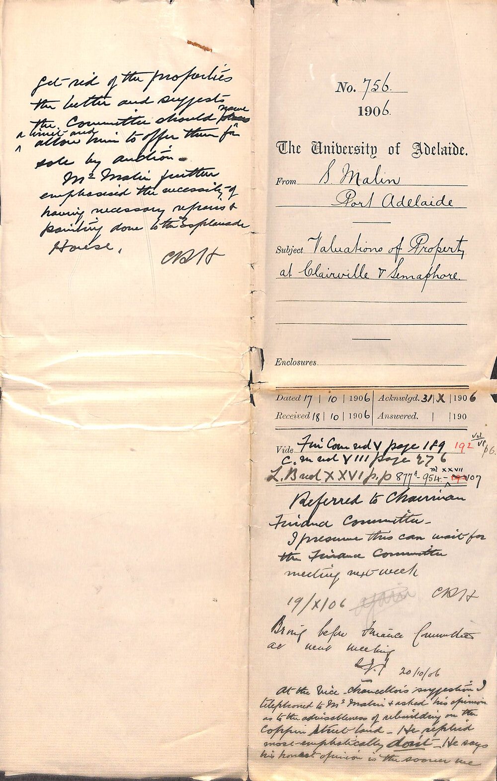 Advising on value of land and houses - house plans