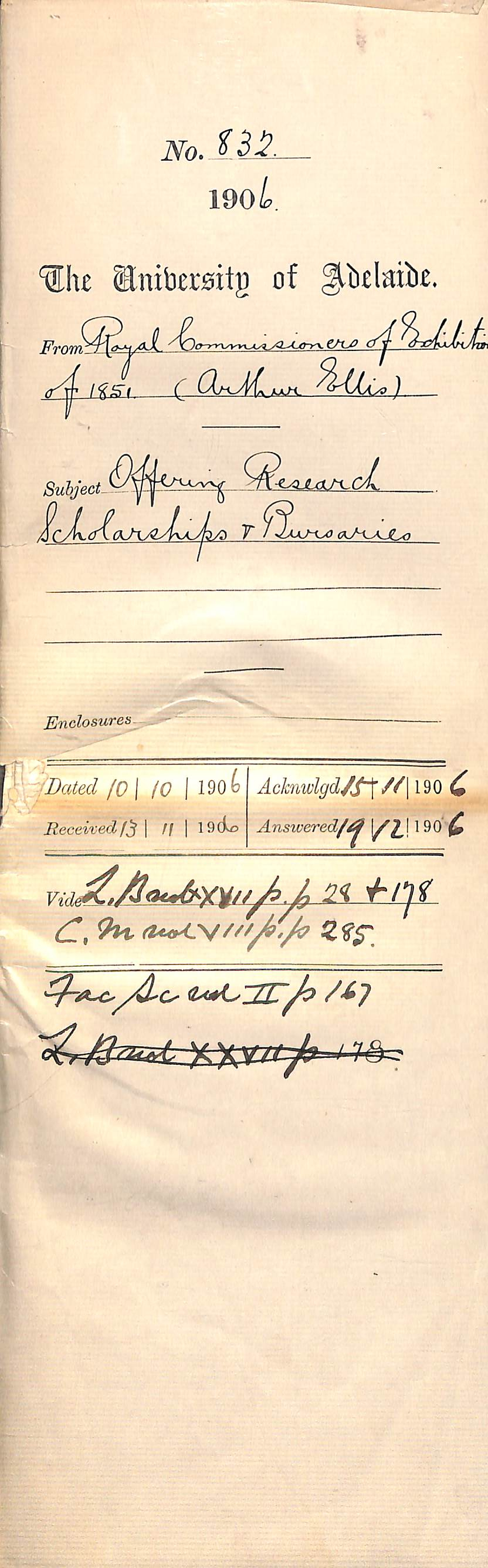 Inviting applications for Science Research Scholarships and Probationary Bursaries