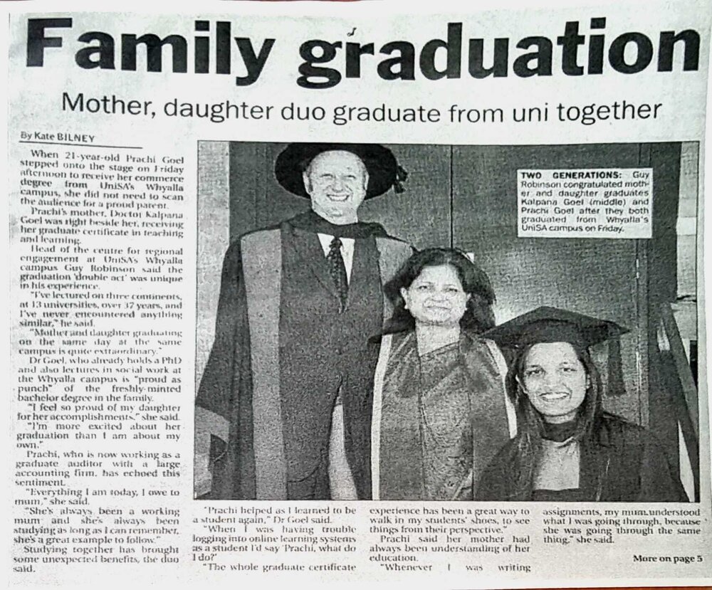 Mother and daughter graduate 