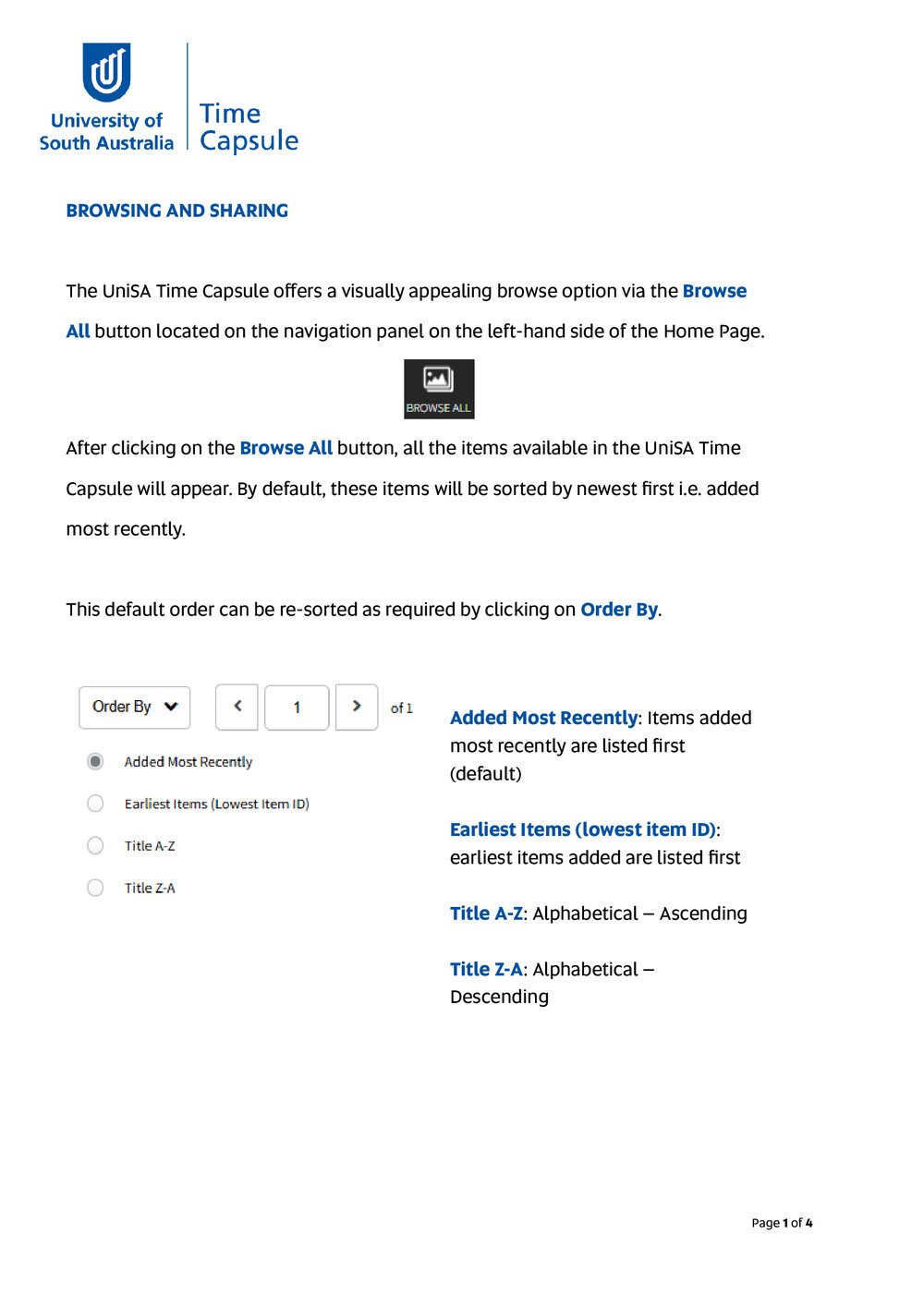 Browsing and Sharing