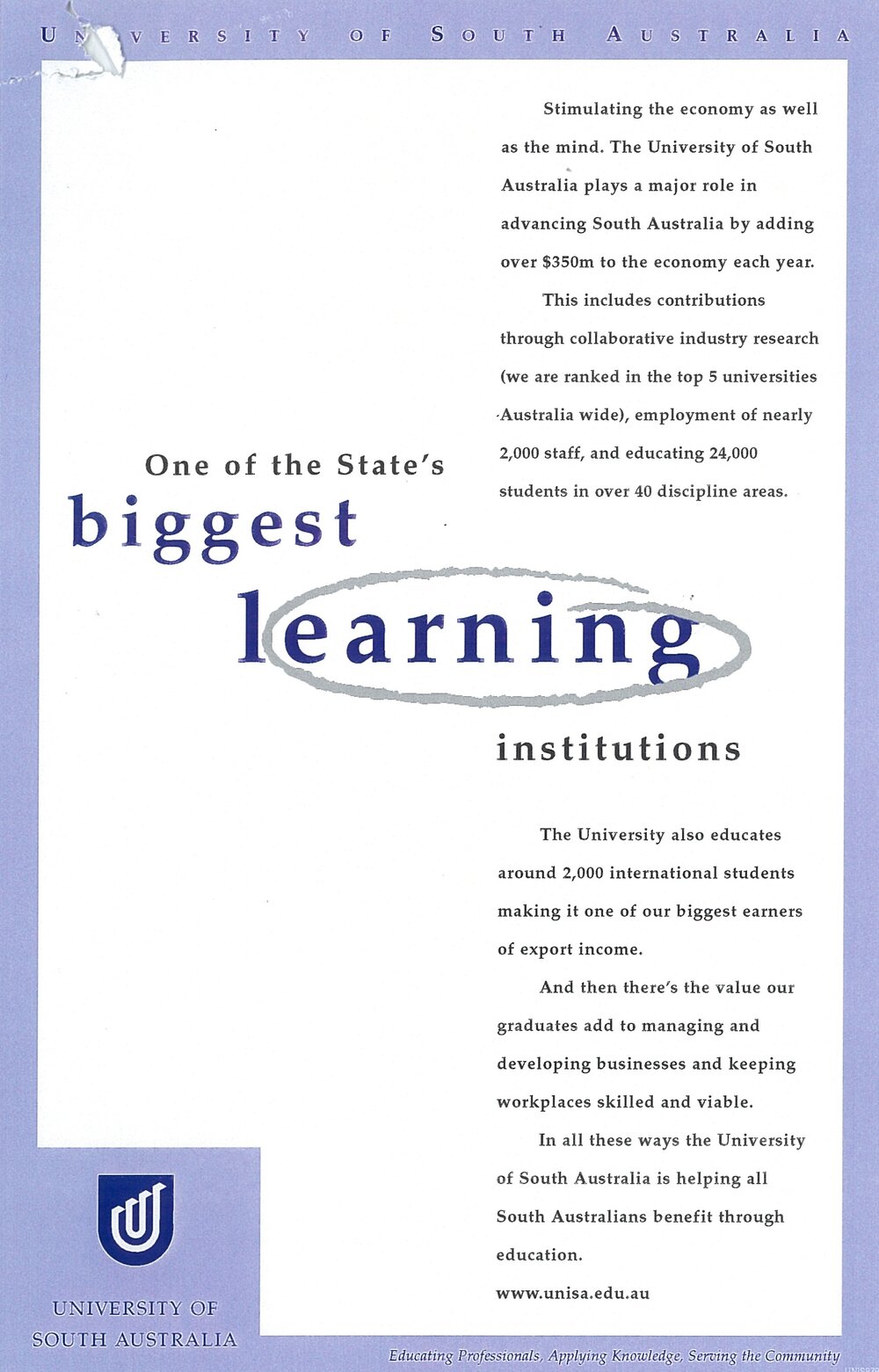 Learning and earning