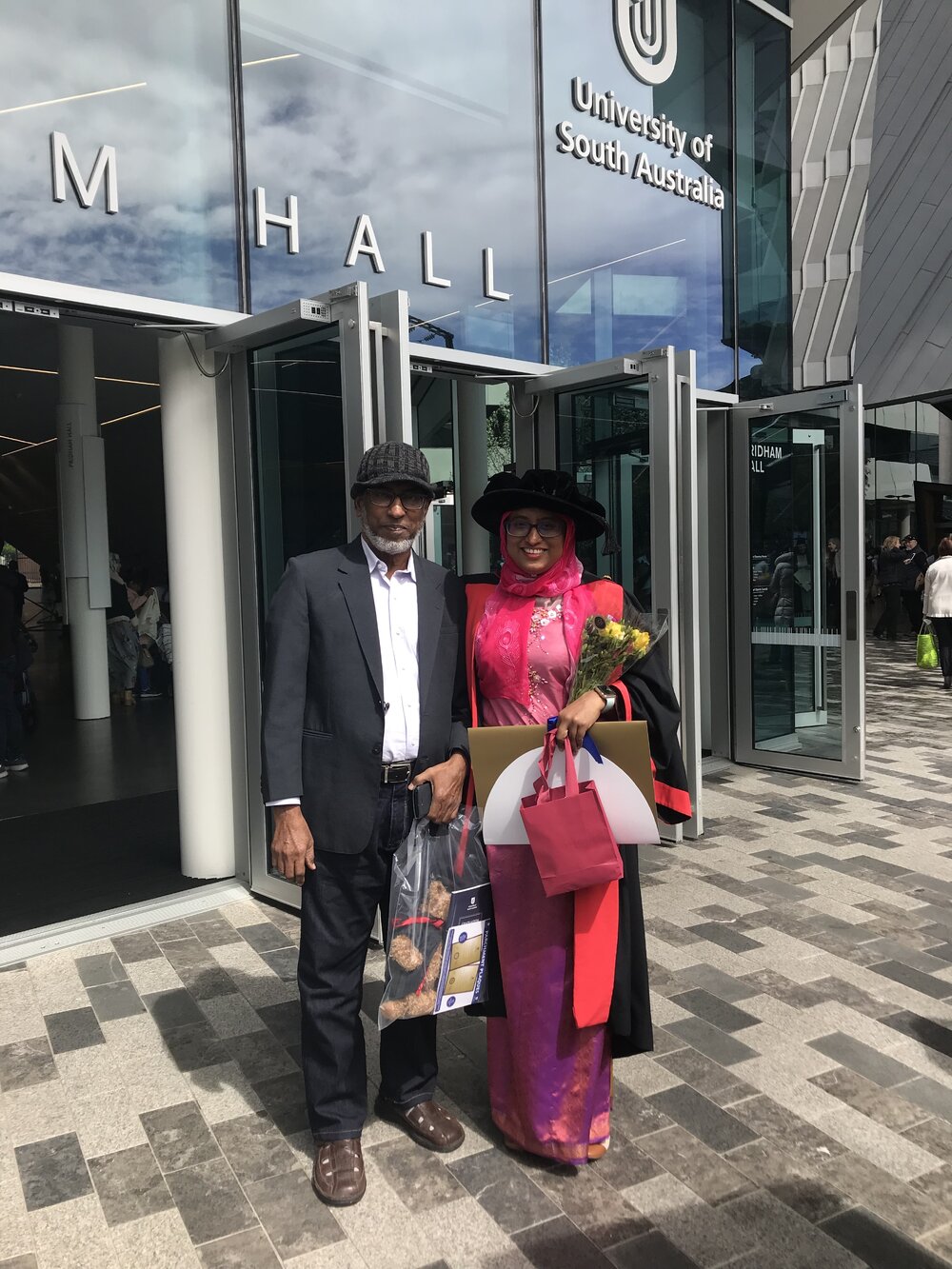 Outside Pridham Hall 