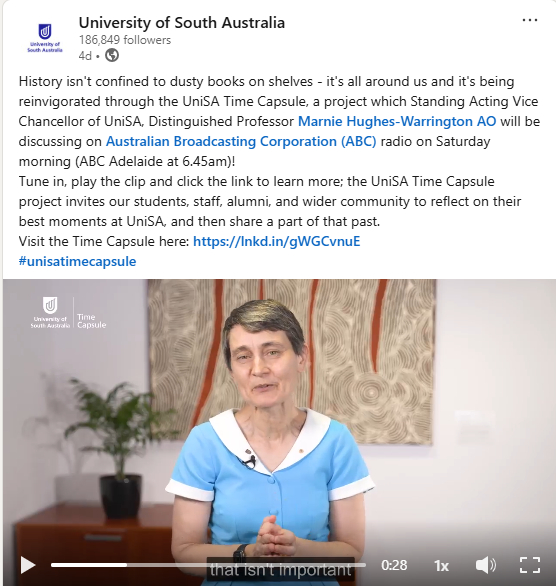 LinkedIn post 11 April 2025