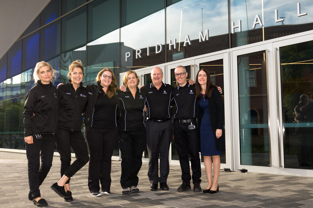 Inaugural graduation ceremony at Pridham Hall
