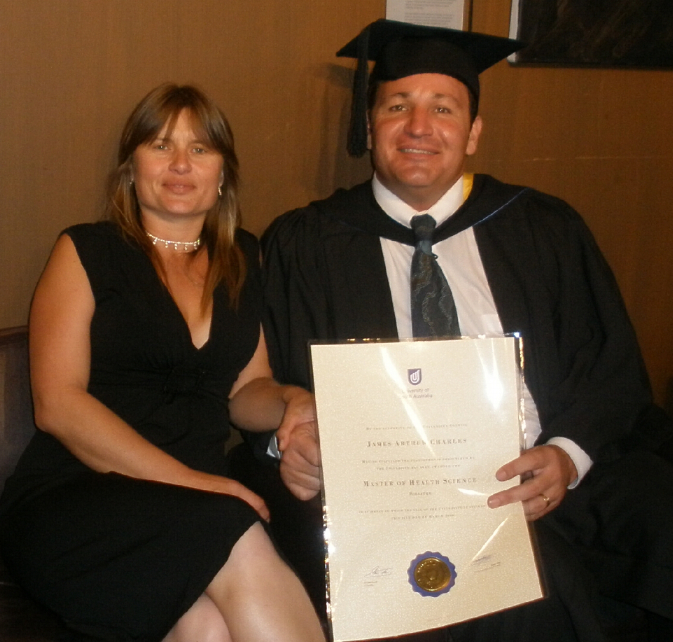 First Aboriginal person to receive a Master of Podiatry