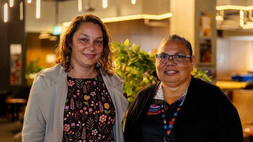 Skye Akbar and Patti Coulthard