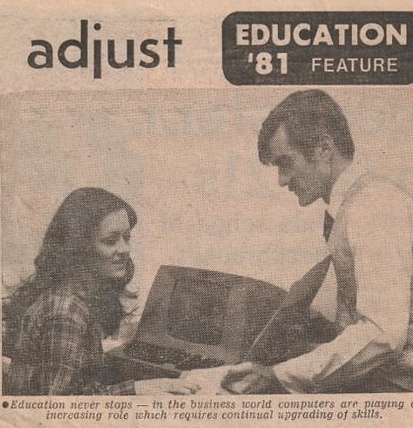 Computers invade the office