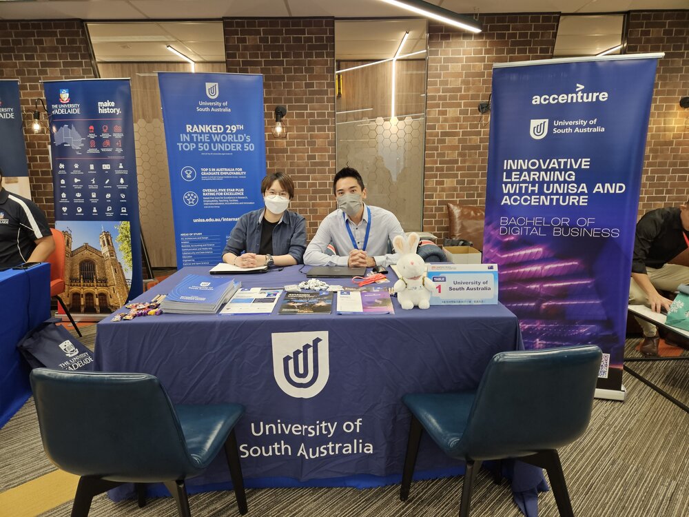 My first business trip representing UniSA