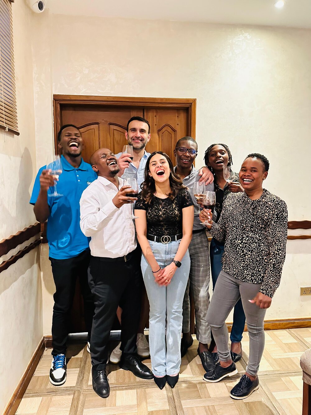 A joyous dinner in Kenya 