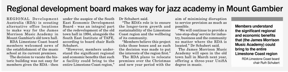 James Morrison Academy