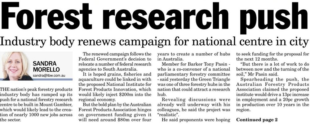 NIFPI in Mount Gambier