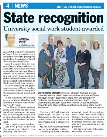 Social Work at Mount Gambier