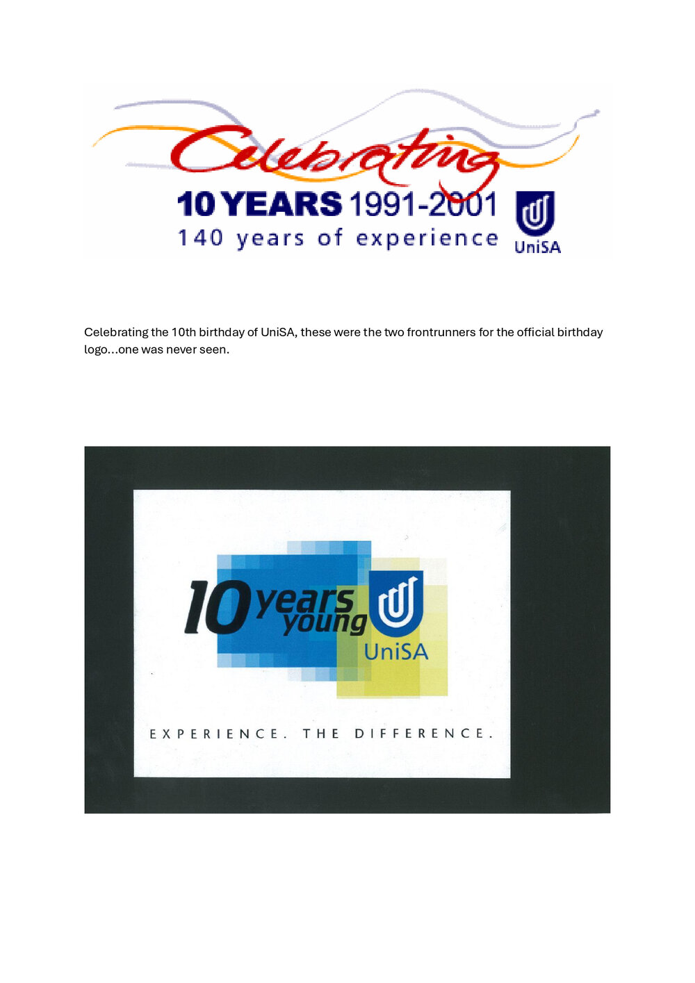 10th Birthday marketing campaign