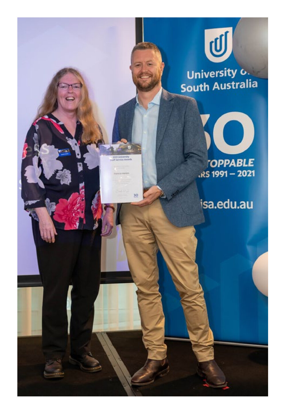 Trish Hanlon's 25  years of service