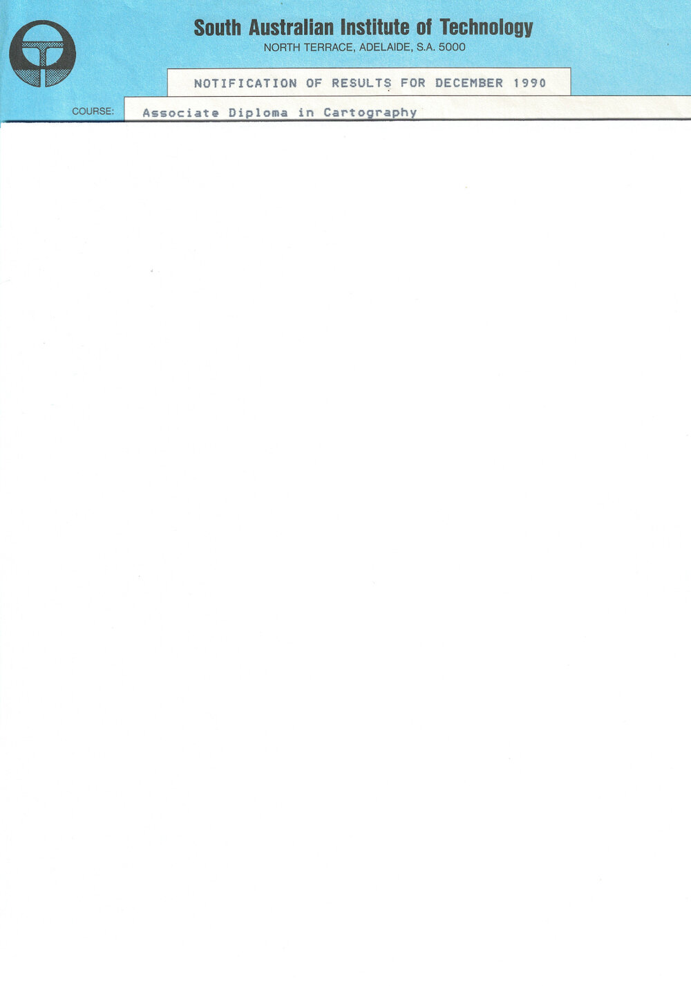 Last of the SAIT Results 