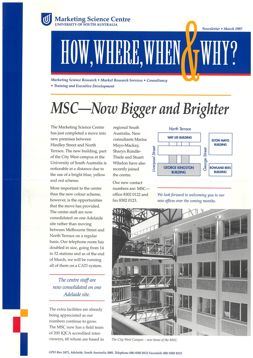 Marketing Science Centre Newsletter