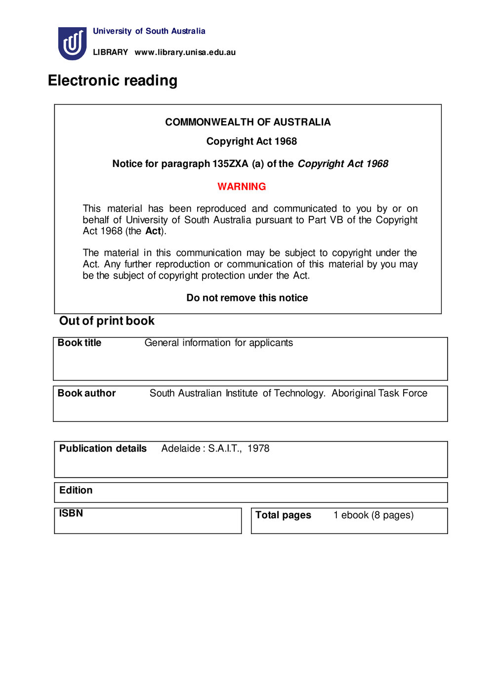 Info for ATF applicants