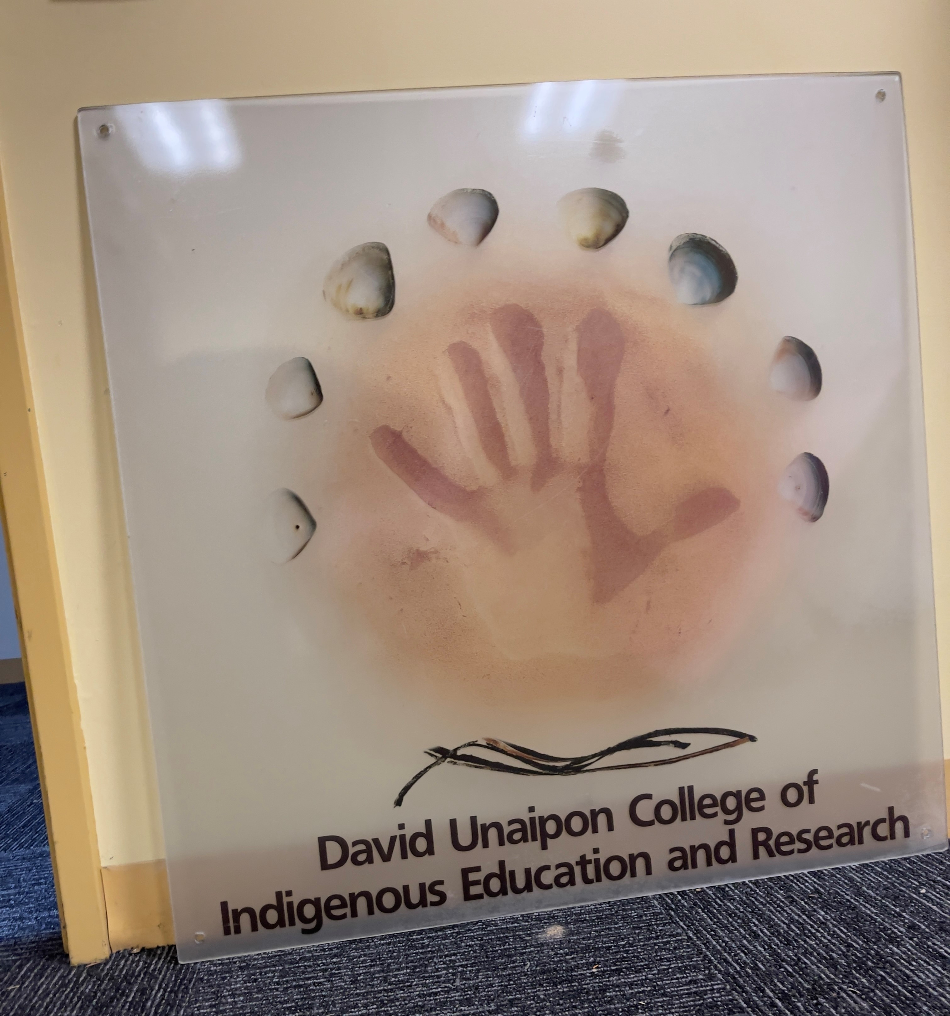 Signage from DUCIER, which was based at the Yungondi Building, City West campus.