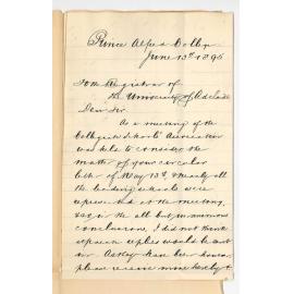 Frederic Chapple - Head Master Prince Alfred College Kent Town - Proposed changes in Junior and Senior Public Exams