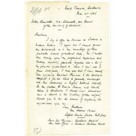 Dr Alfred Austin Lendon - North Terrace - Lectureship Materia Medica