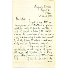 Albert E Jones - Fitzroy Victoria - Renewed Exemption from Lectures