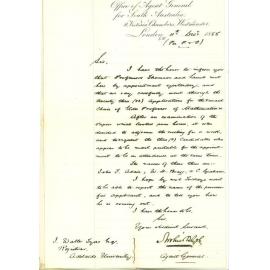 Arthur Blyth - Office of Agent General for South Australia - London - Professor of Mathematics