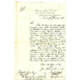 Arthur Blyth - Office of the Agent General for South Australia - London - Lists of Chemicals to be Obtained