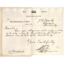Deputy Commissioner of Taxes - Adelaide - Attorney for Professor Lamb