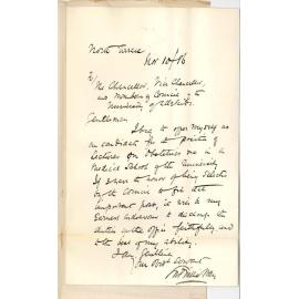 Dr Edward Willis Way - North Terrace - Lecturer on Obstetrics in the Medical School