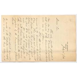 Professor Edward Henry Rennie - The University - Private Letters to the Chancellor Concerning His Position as Government Analyst