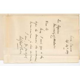 Dr Alfred Lendon - North Terrace Adelaide - Schedule for Lectures on Forensic Medicine