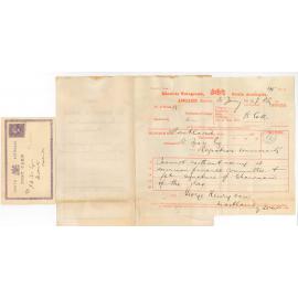 Archdeacon George Henry Farr - Maitland - Concerning Signature of Chairman Finance Committee to Balance sheet