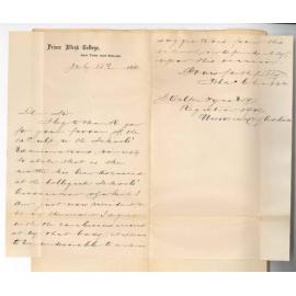 Frederic Chapple - Prince Alfred College - Public Examinations Regulations