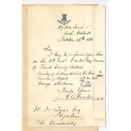 A C Archer - North Adelaide - Completion of Course of French Lectures