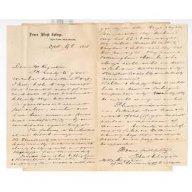 Frederic Chapple - Prince Alfred College - Failure of Candidates at Preliminary Examination