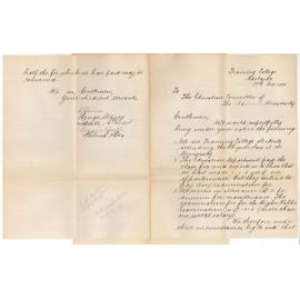 C J Jenner and others - Training College Students - Asking Half Fee for Higher Public Examination may be Returned