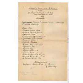 Frederick Arthur Pulleine - Secretary - School of Mines and Industries - Lists of School of Mines Students Attending University Lectures