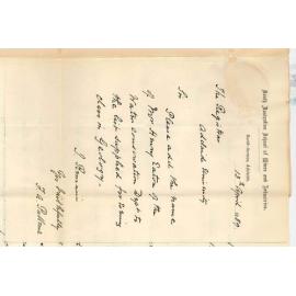 Frederick Arthur Pulleine - Secretary - South Australian School of Mines and Industries - Entries for Geology Evening Class