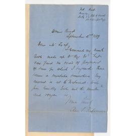 Dr Alexander Stuart Paterson - Adelaide - Concerning Payment of Salary as Lecturer on Lunacy