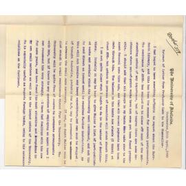 Professor Horace Lamb - Manchester - Books for Barr Smith Library